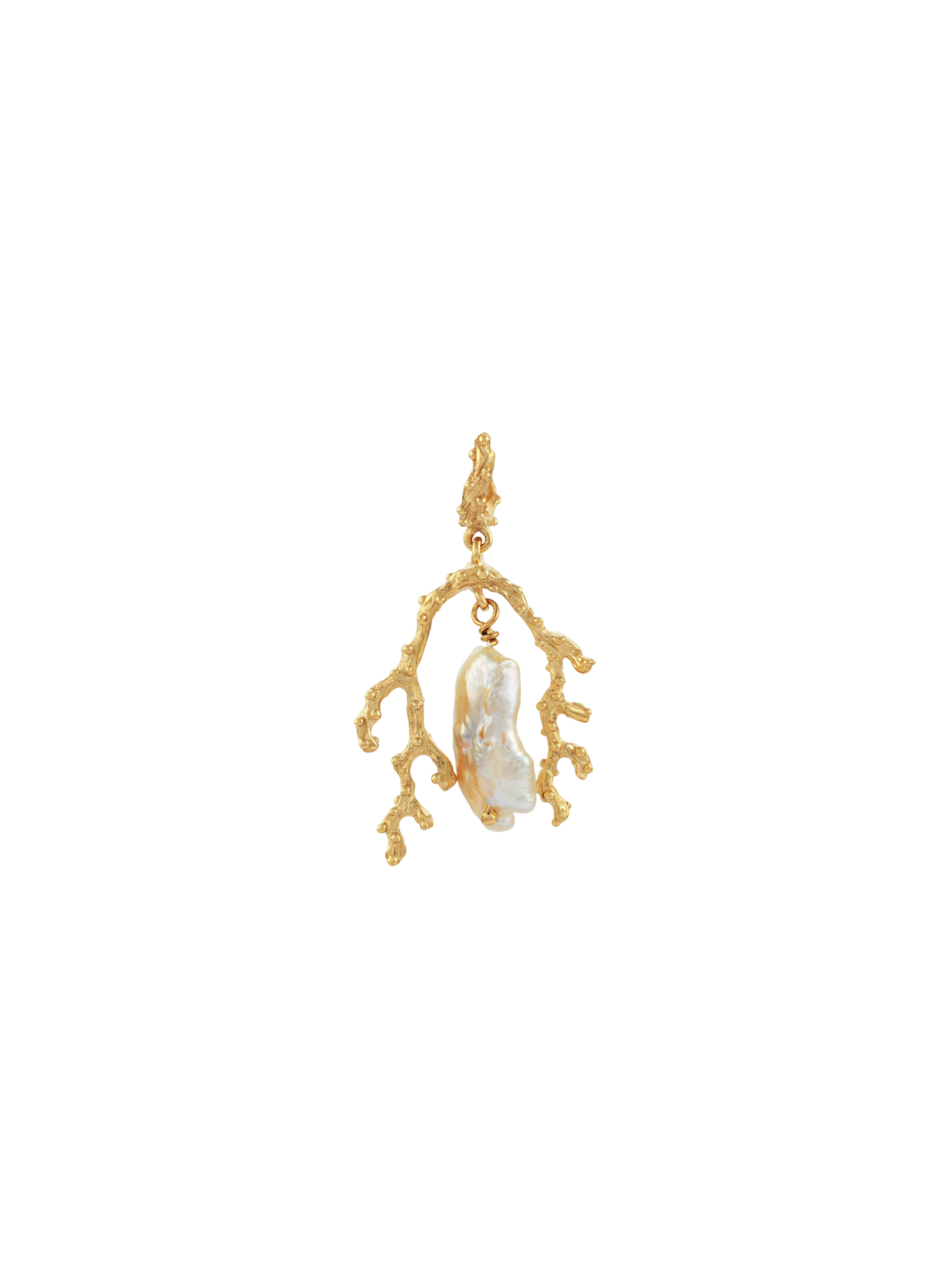 Mutiara pearl charm gold